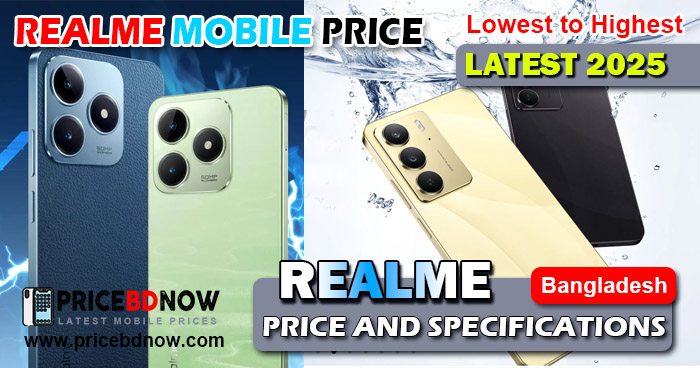 Realme Mobile Price in Bangladesh 2025